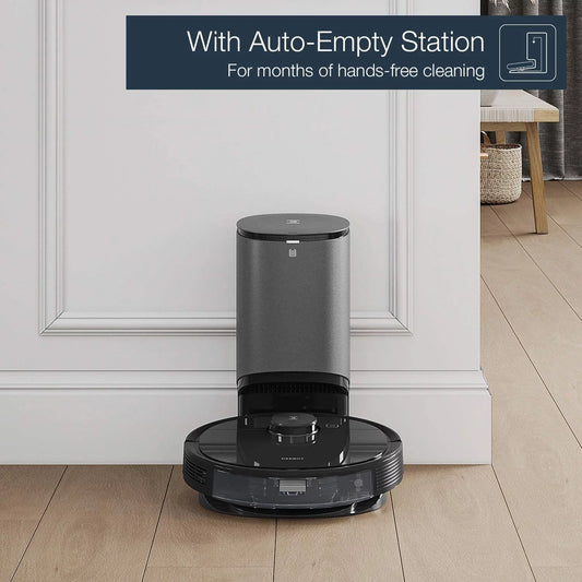 DEEBOT N8+ Vacuum & Mop Robot with Advanced Laser Mapping and Auto-Empty Station